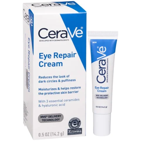 Cerave Eye Repair Cream for Dark Circles, Puffiness, Wrinkles