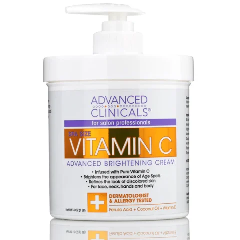 Advanced Clinicals Vitamin C Brightening Face & Body Cream