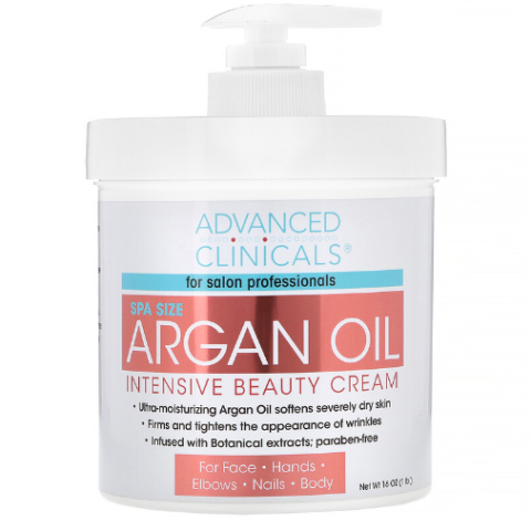 Advanced Clinicals Argan Oil Intensive Beauty Cream