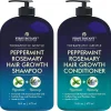 First Botany Peppermint Rosemary Hair Regrowth and Anti Hair Loss Shampoo and Conditioner Set