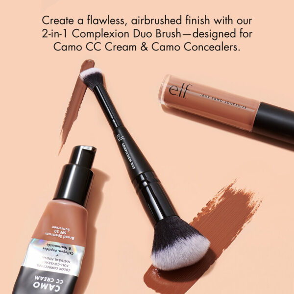 Elf Concealer & Foundation Complexion Duo Brush - Image 2