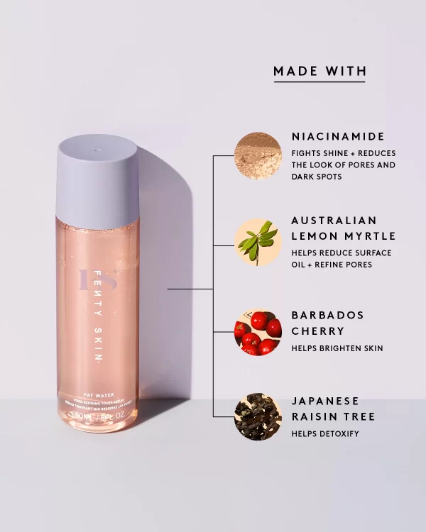Fenty Fat Water Niacinamide Pore-Refining Toner Serum - Image 2