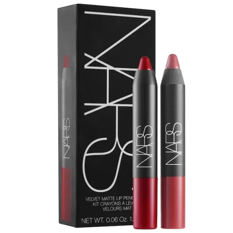 NARS Velvet Matte Lipstick Pencil Duo in Cruella and Dolce Vita