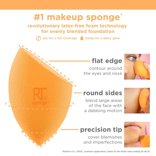 Real Techniques 2 Miracle Complexion Sponges - Image 2