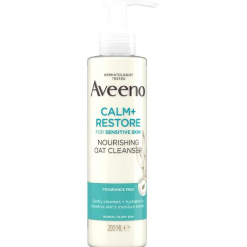 AVEENO Face Calm + Restore Nourishing Oat Cleanser