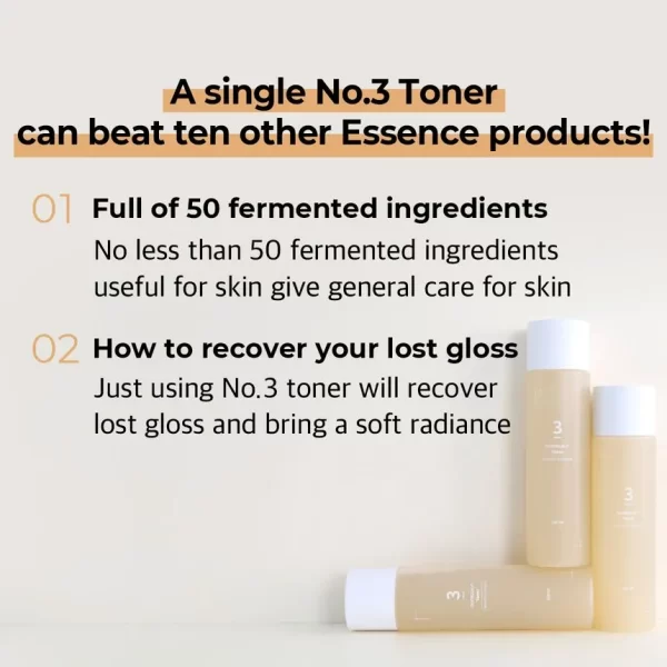 Numbuzin - No. 3 Super Glowing Essence Toner - Image 3