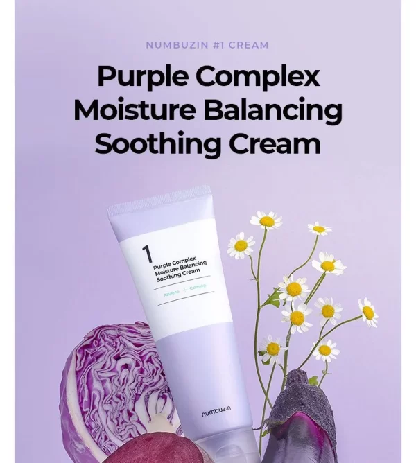 Numbuzin - No.1 Purple Complex Moisture Balancing Soothing Cream