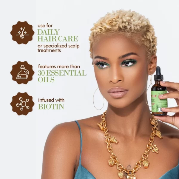 Mielle Rosemary Mint Scalp & Hair Strengthening Oil - Image 2