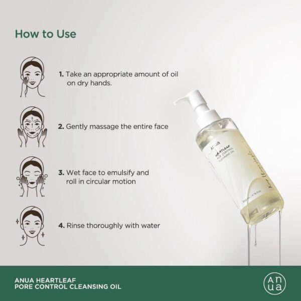 ANUA Heartleaf Pore Control Cleansing Oil - Image 3