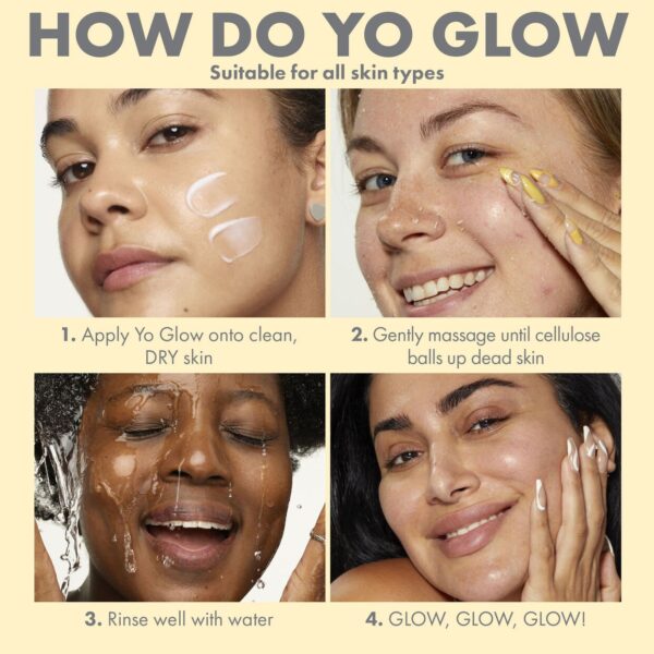 Yo Glow Aha & Bha Facial Enzyme Scrub - Image 3