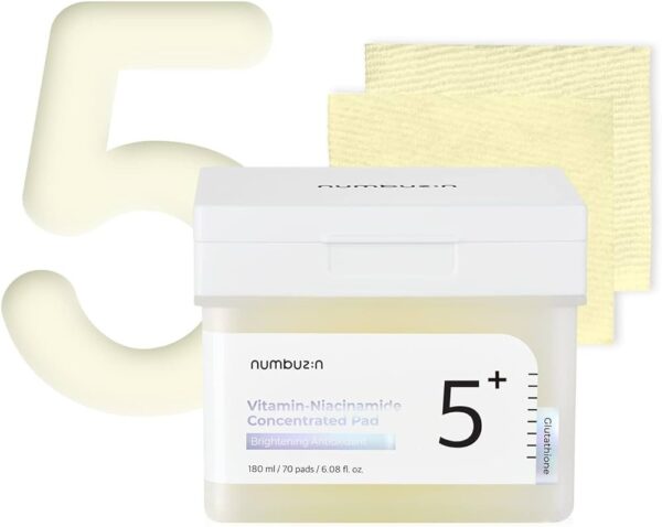 Numbuzin No 5+ Niacinamide Concentrated Toner pad