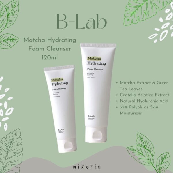 B-Lab Matcha Hydrating Foam Cleanser 120ml - Image 2