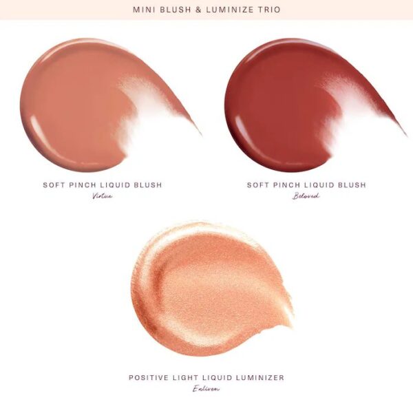 Rare Beauty Mini Blush and Luminize Trio - Image 3