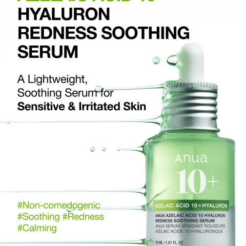 Anua Azelaic Acid 10 Hyaluron Redness Soothing Serum