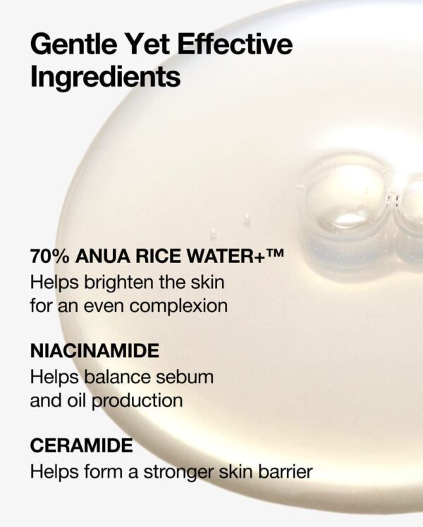 Anua Rice 70+ Ceramide Moisturising Milk - Image 5