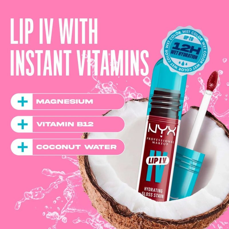 Nyx Cosmetics - Lip I.V. Hydrating Lip Gloss Stain