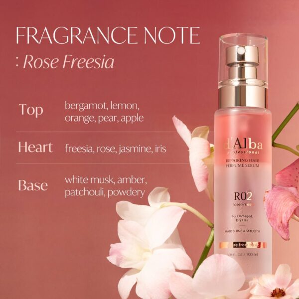 d'Alba Professional Repairing Hair Perfume Serum - Image 4