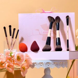 Jessup - Peach Dust PerfectionJessup professional-grade versatile brush set includes 14 unique brush heads, offering endless options for creating any look with ease. Perfect for both experts and beginners, it ensures effortless application and allows for creative exploration. Each brush is designed to cater to your style, making it an ideal gift and a compact, travel-friendly solution for flawless makeup on the go.