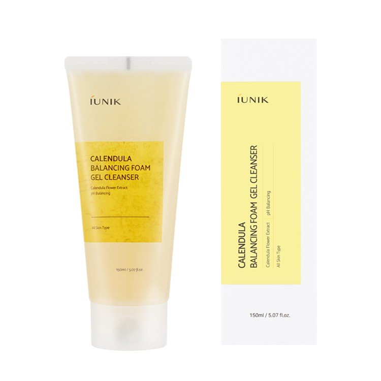 Iunik - Calendula Balancing Foam Gel Cleanser - Image 5