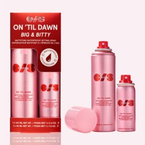 One Size Big & Bitty
On 'Til Dawn Mattifying Waterproof Setting Spray Duo