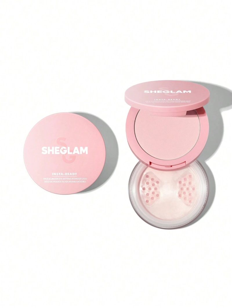 Sheglam Insta-Ready Face & Under Eye Setting Powder Duo-Bubblegum