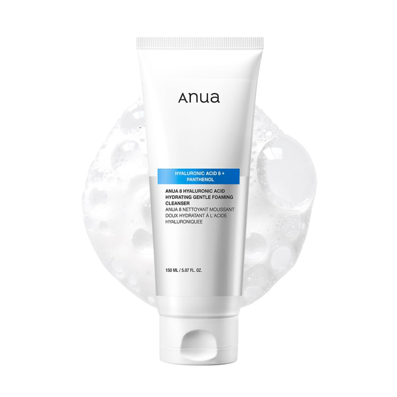 Anua 8 Hyaluronic Acid Gentle Foaming Cleanser