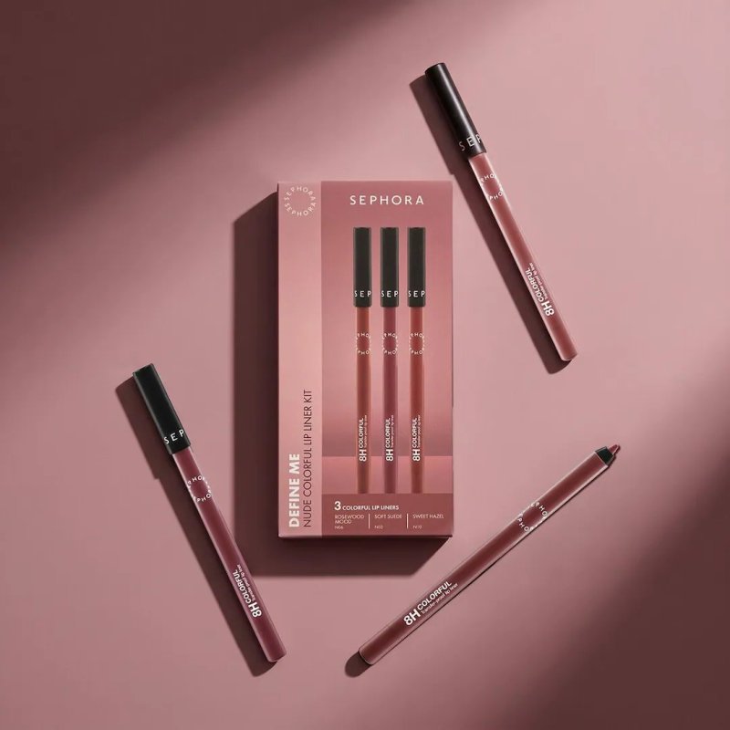 Sephora Define Me Nude Colorful Lip Liner Kit